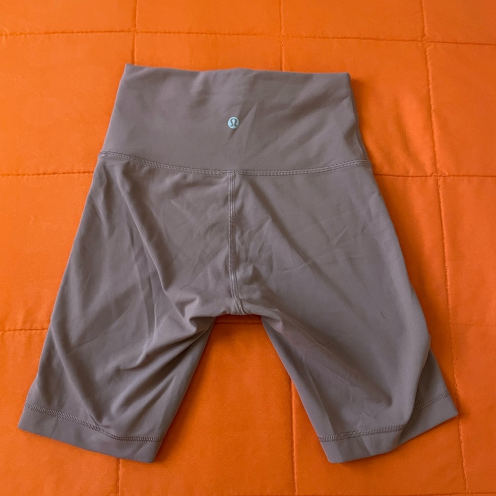lululemon athletica High-Rise Bike Shorts in Taupe